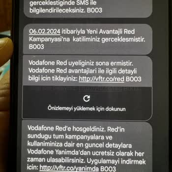 Vodafone Yanlış Bilgilendirme Ve Bilgim Dışında Farklı Tarifeye Geçişim Yapıldı