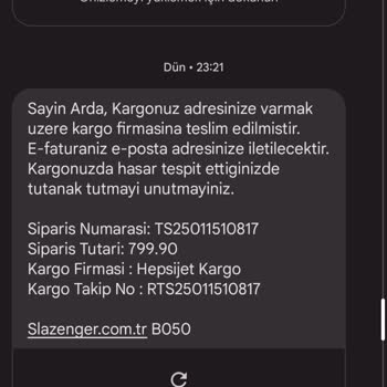 Slazenger Bot İade Sorunu