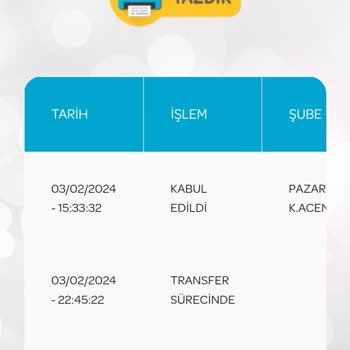 PTT Kargo Transfer Merkezi Taşımacılığı Ve Lojistiği
