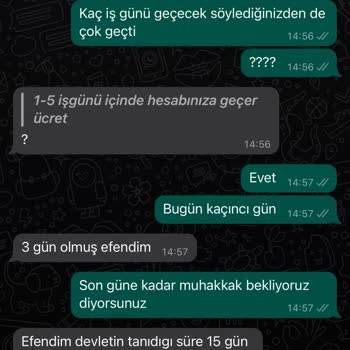 Moda Fethi Para İadesi Yapılmadı! Ürün Asla Gönderilmedi!