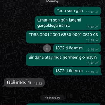 Moda Fethi Para İadesi Yapılmadı! Ürün Asla Gönderilmedi!