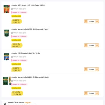 Migros Sanal Market Fiyat Yanıltması