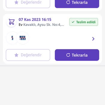 Getir'de Kart Bilgilerim Kullanılarak İzinsiz Alışveriş Yapıldı