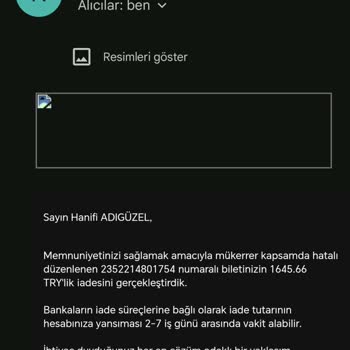 THY Bilet İade Çilesi