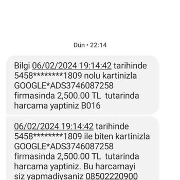 Google AdSense Google Ads Bilgim Ve Rızam Dışında Para Çekilmesi