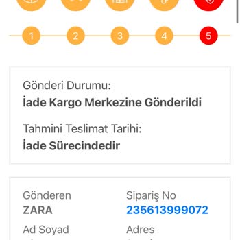 Bir Günde Kargo Adrese Gelmeden İade Ediyor