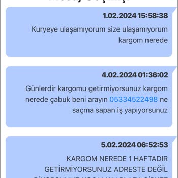 Bir Günde Kargo Adrese Gelmeden İade Ediyor