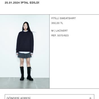 Zara İptal Ve İadeleri Yapmıyor