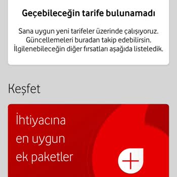 Vodafone Taahhüdüm Bitti Yeni Teklif Çıkmıyor