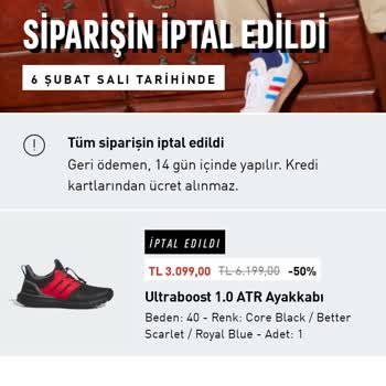 Adidas Türkiye Ayakkabıyı Gönderin