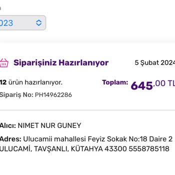 Gratis Kargo Süresi Gecikmesi