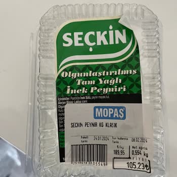 İstanbul Mopaş'ta Satın Alınan Peynirde Plastik Şoku!