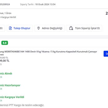 Pazarama Teslim/İade Edilemeyen Sipariş, Çözümsüz Müşteri Hizmetleri