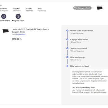 Logitech Servisine Düşmeyin Yoksa 1 Ayda Ürünüz Gelmez