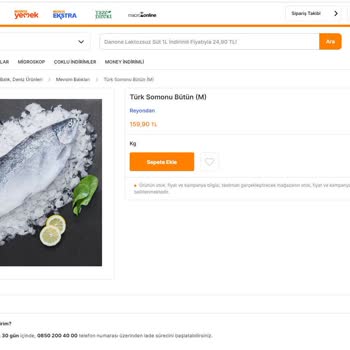 Migros 99 TL'den Sattığı Somon Balığını 169 TL'den Satmaya Çalıştı.