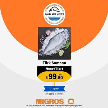 Migros 99 TL'den Sattığı Somon Balığını 169 TL'den Satmaya Çalıştı.