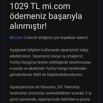 Xiaomi Ürünüm 15 Gün Oldu Hala Bana Ulaşmadı