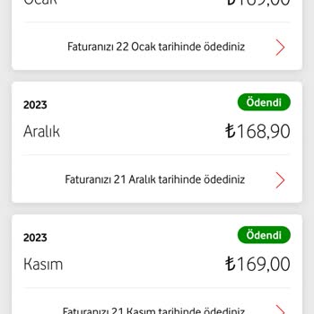 Vodafone Faturamda Beklenmedik Yükselişe Şaşkınım