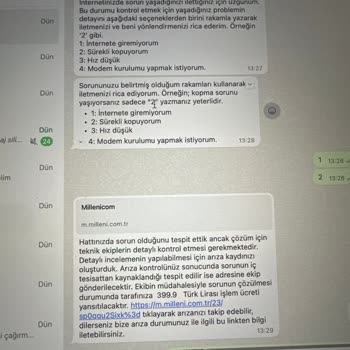 Millenicom İnternet Bağlantı Sorunları Ve Çözüm Süreçleri