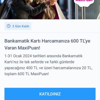 İş Bankası 75₺ Puan Vermedi