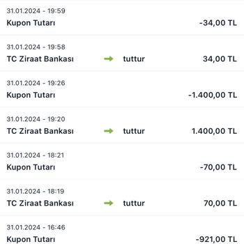 Tuttur Hakkaniyetsiz Bonus Yüklenmesi