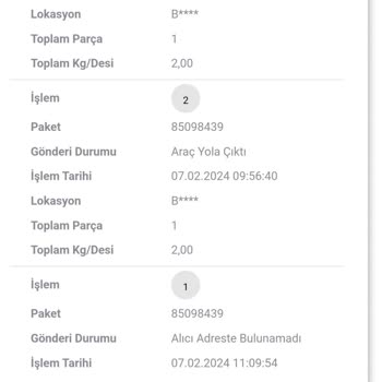Scotty Kargo Ulaşmadı Evde Olmama Rağmen