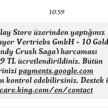 Candy Crush Saga Altın Hesabıma Geçmedi