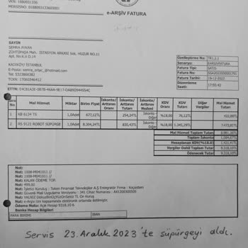 Arçelik Firmasının Servis Ve Tamir İlgisizliği
