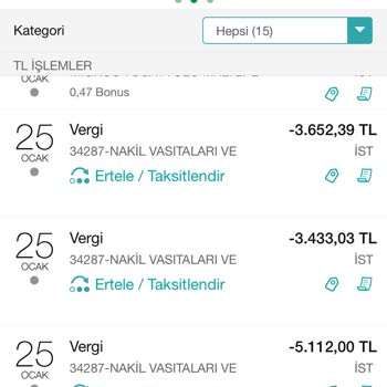 Garanti Bankası'nda Taksitlendirme Problemi