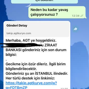 AGT Kurye Gecikmesi Ve Ürün Zamlanma Sorunu