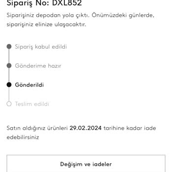 Mango Kargolanmayan Mont Ve İletişim Sorunu