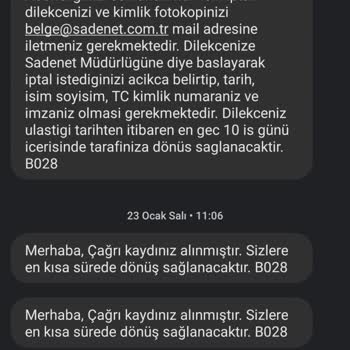 Sadenet Abonelik İptali Sorunu