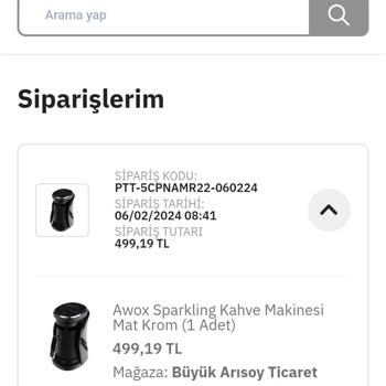 PttAVM İptal Ettiğim Ürün Ücreti Yatırılmadı
