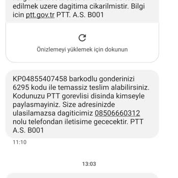 PTT Kargodan Şikayetçiyim