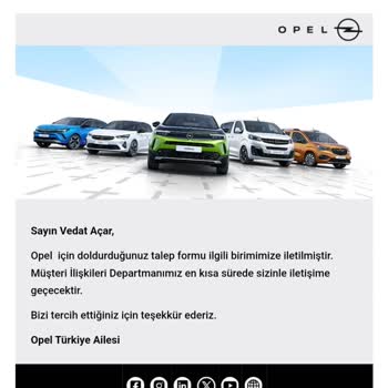 Çorlu Opel İnan Servisi Ulaşılamıyor