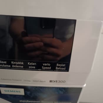 Siemens Ev Aletleri Makinemin Değişmesini İstiyorum.