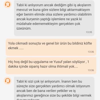 Sipariş İptal Ve Düzeltme İmkanı Sunmayan Trendyol Yemek