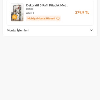 Trendyol Montaj Kurulum Randevu Saati Vermiyor