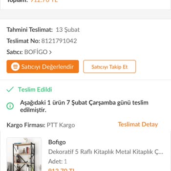 Trendyol Montaj Kurulum Randevu Saati Vermiyor
