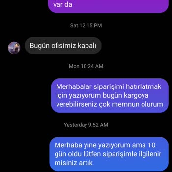 Favorim50ton Siparişimi Kargoya Vermiyor.