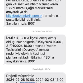GDZ Elektrik Dağıtım Gdz Edaş Elektrik Kesintisi