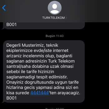 Türk Telekom: Daimi İnternet Kesintisi, Tutarsız Bilgilendirmeler