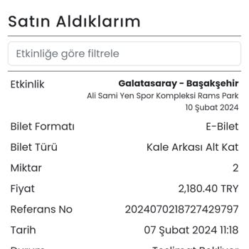 Banabilet.com Dan Aldığım Biletin Passolig Kartıma Yüklenmemesi
