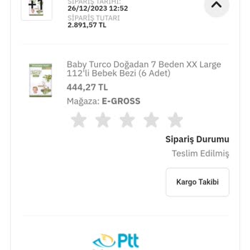 Epttavm Siparişim Gönderilmedi