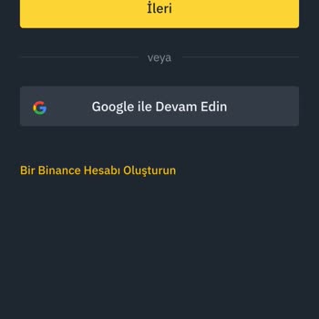 Binance Hesabıma Giriş Yapamıyorum