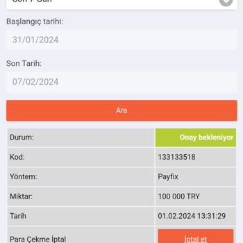 BetKanyon Çekim Talebini Onaylamıyor