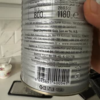 Öncü Salça Öncü Zeytin Kutuları