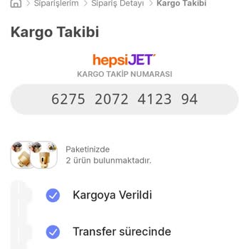 Hepsijet Güzelbahçe Dağıtıma Çıkmıyor
