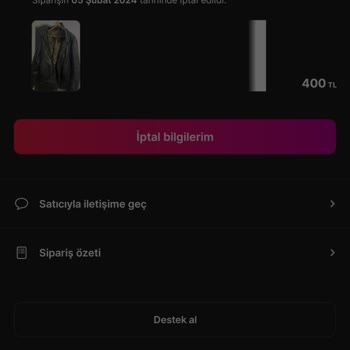 Gardrops Param İade Olmadı