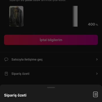 Gardrops Param İade Olmadı